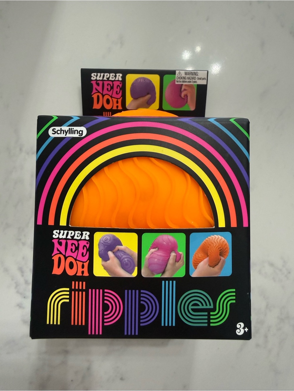 Super NeeDoh Ripples - Orange